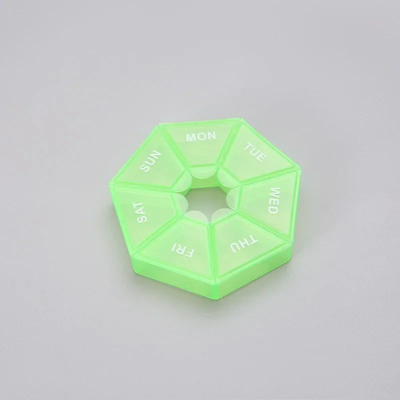 Small Portable Travel Vitamin Pill Box.