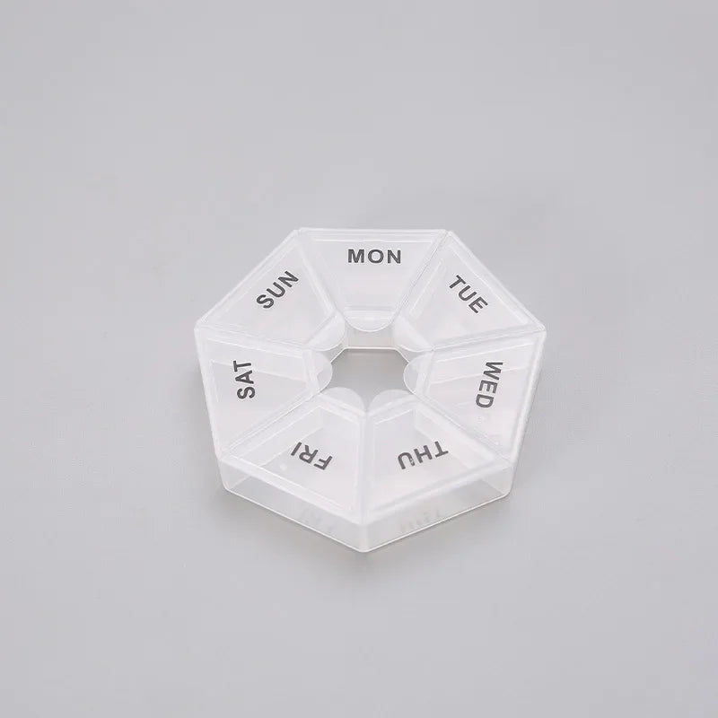 Small Portable Travel Vitamin Pill Box.