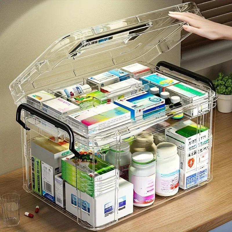 1 PC Double-layer Pill Boxes.