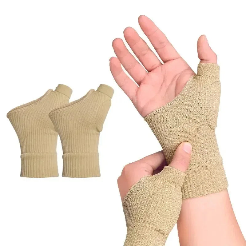 1 Pair Breathable Wrist Thumb Compression Arthritis Gloves.
