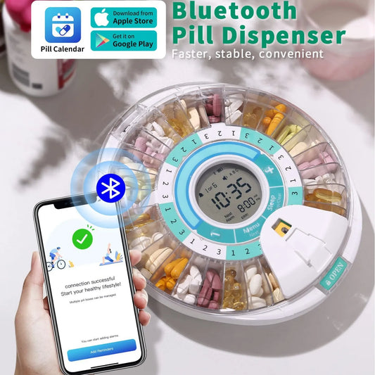 Electronic Clock / Medicine Box for Pill Storage.