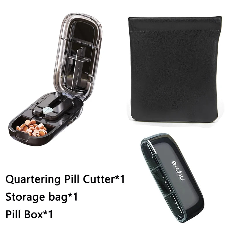 Quartering Pill Cutter & Storage Box