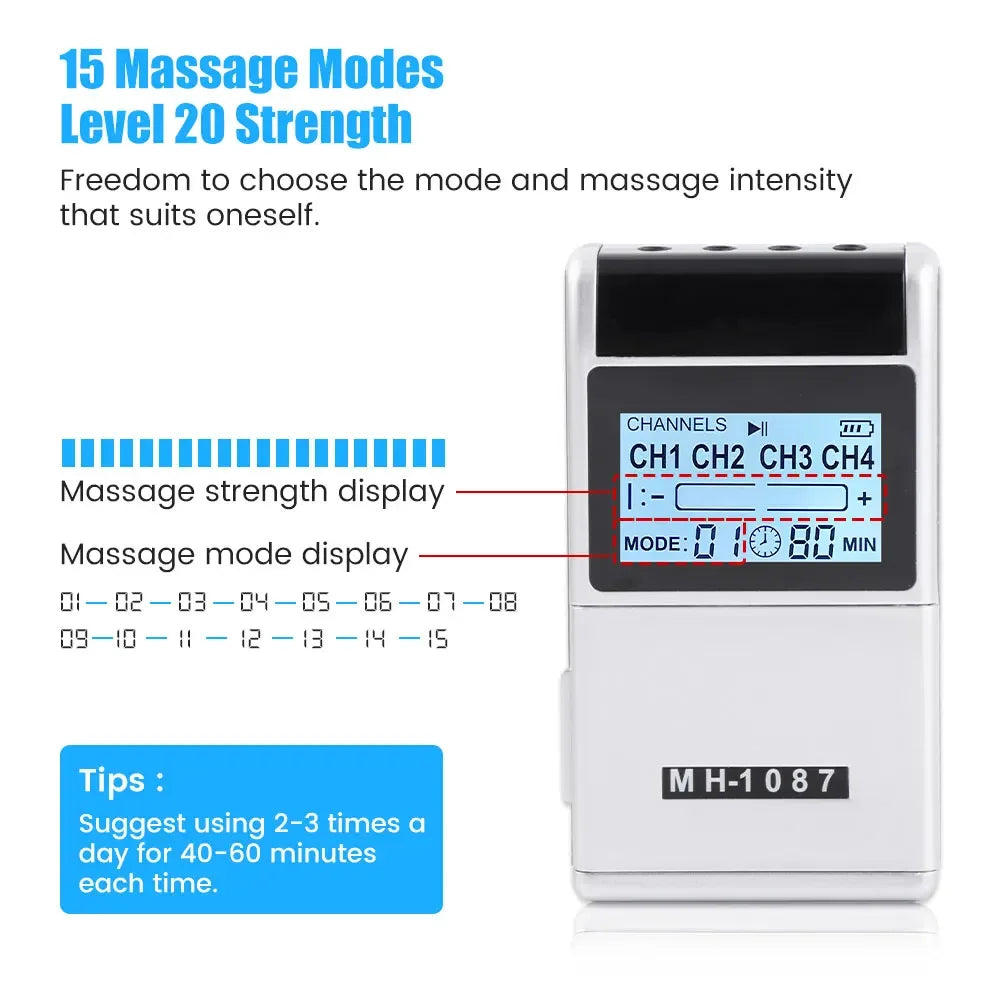 Electric Professional Muscle Stimulation Physio massager.