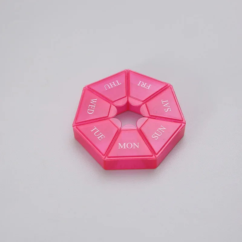Small Portable Travel Vitamin Pill Box.