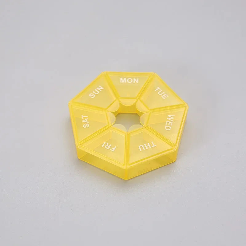 Small Portable Travel Vitamin Pill Box.