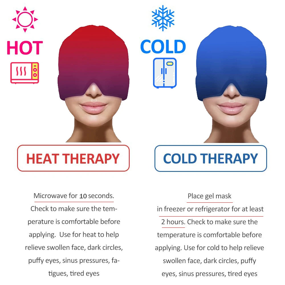 Migraine Headache Relief Hat.