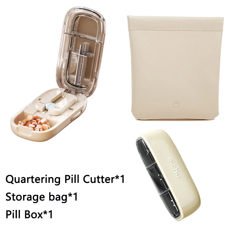 Quartering Pill Cutter & Storage Box