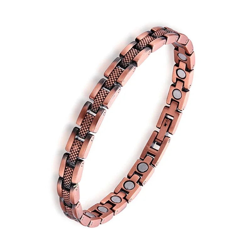Health Care Titanium Steel Double Row Magnetic Bracelet.