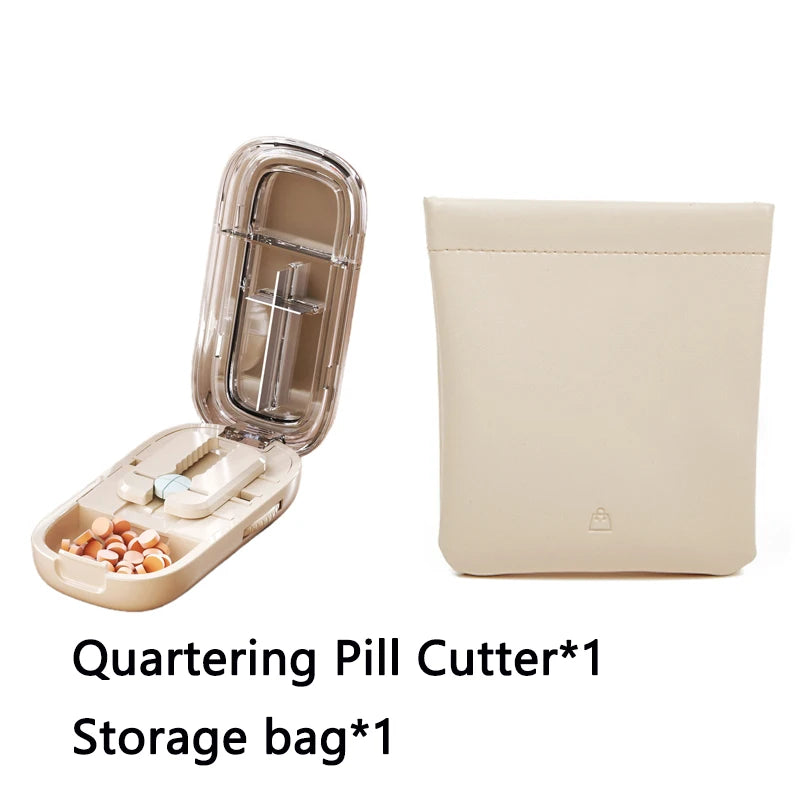 Quartering Pill Cutter & Storage Box