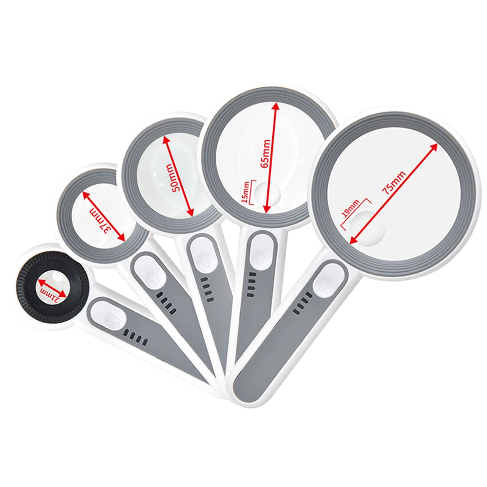 30 X Handheld Rechargeable Magnifying glass.