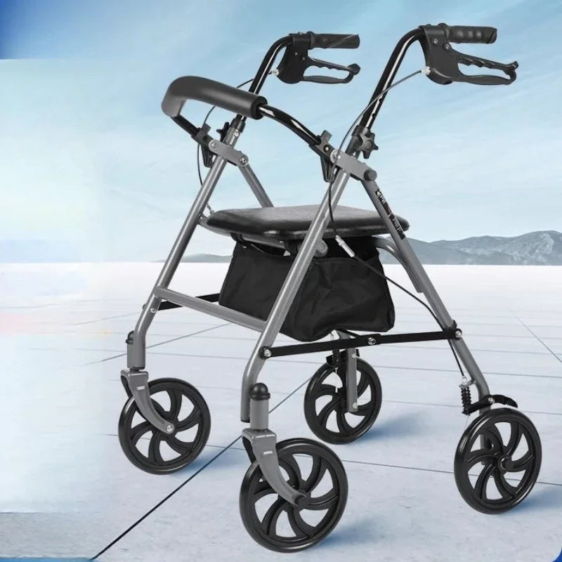 ‌Heavy-Duty Senior Mobility Push Cart.