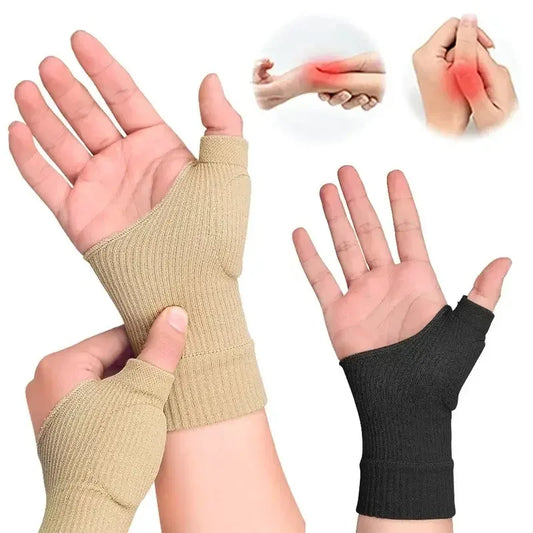 1 Pair Breathable Wrist Thumb Compression Arthritis Gloves.
