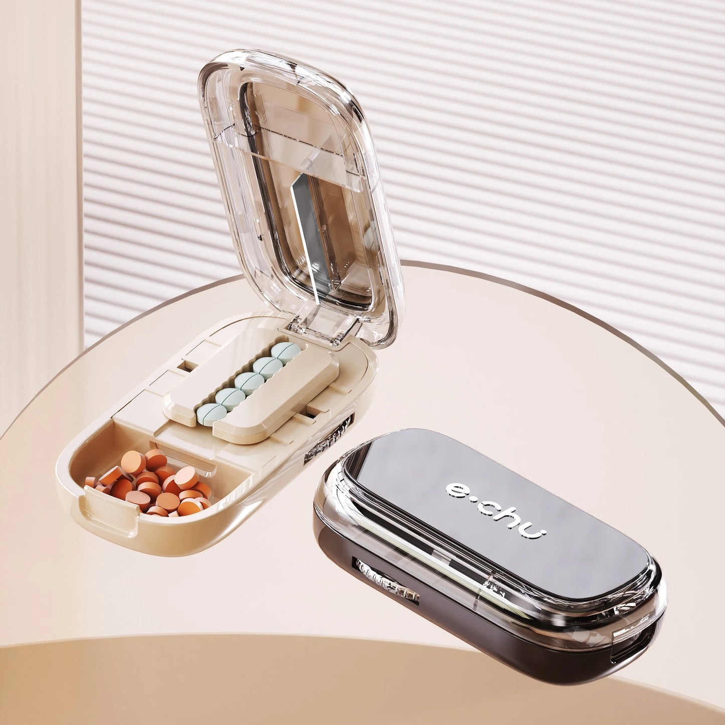 Quartering Pill Cutter & Storage Box