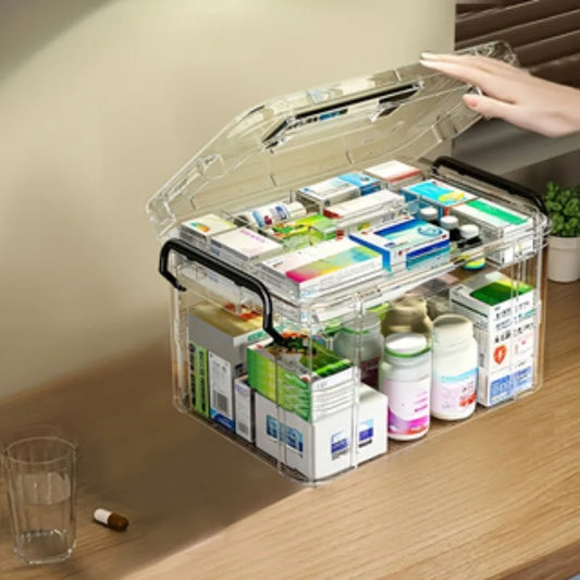 1 PC Double-layer Pill Boxes.