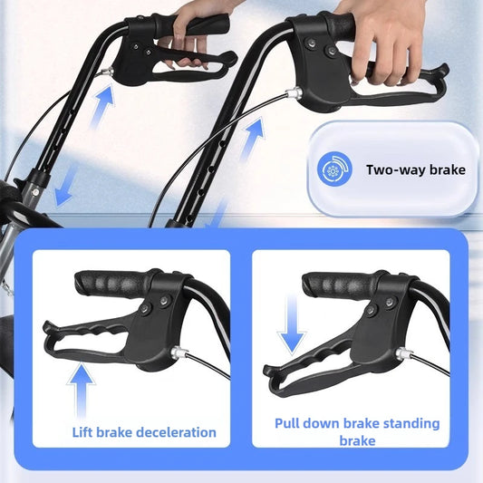 ‌Heavy-Duty Senior Mobility Push Cart.