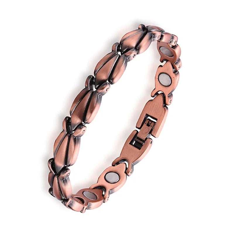Health Care Titanium Steel Double Row Magnetic Bracelet.