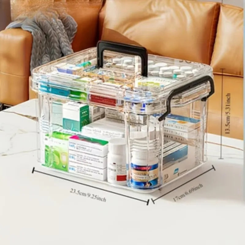 1 PC Double-layer Pill Boxes.
