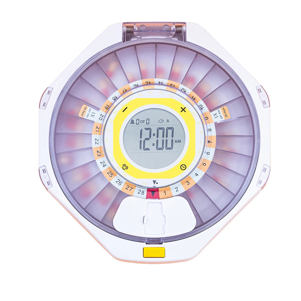 Smart Pill Dispenser Pill Box Organizer.
