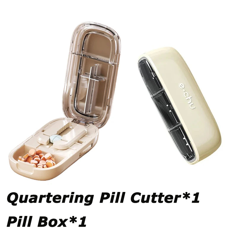 Quartering Pill Cutter & Storage Box