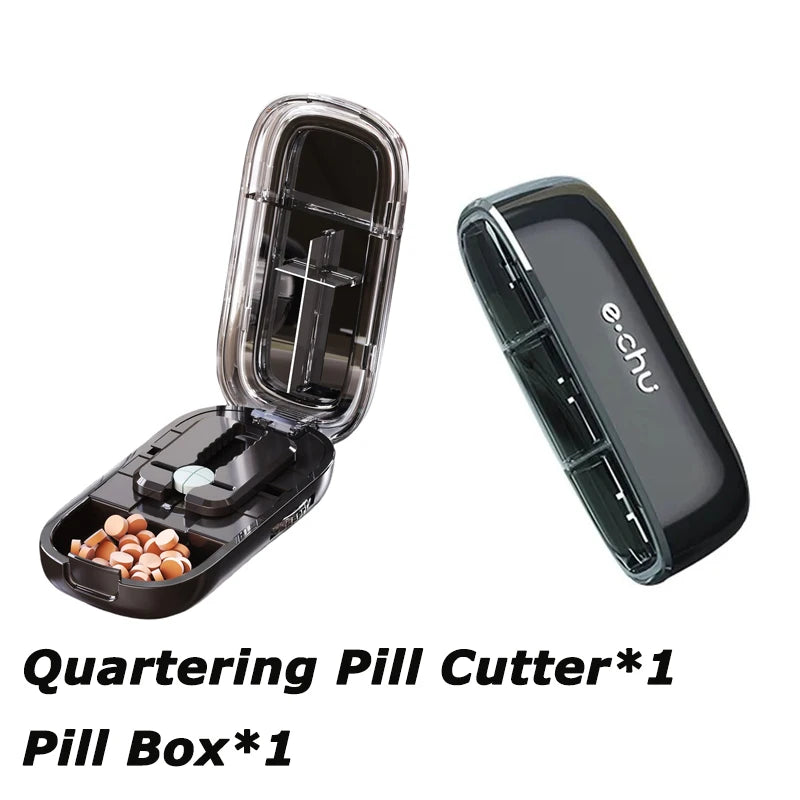 Quartering Pill Cutter & Storage Box