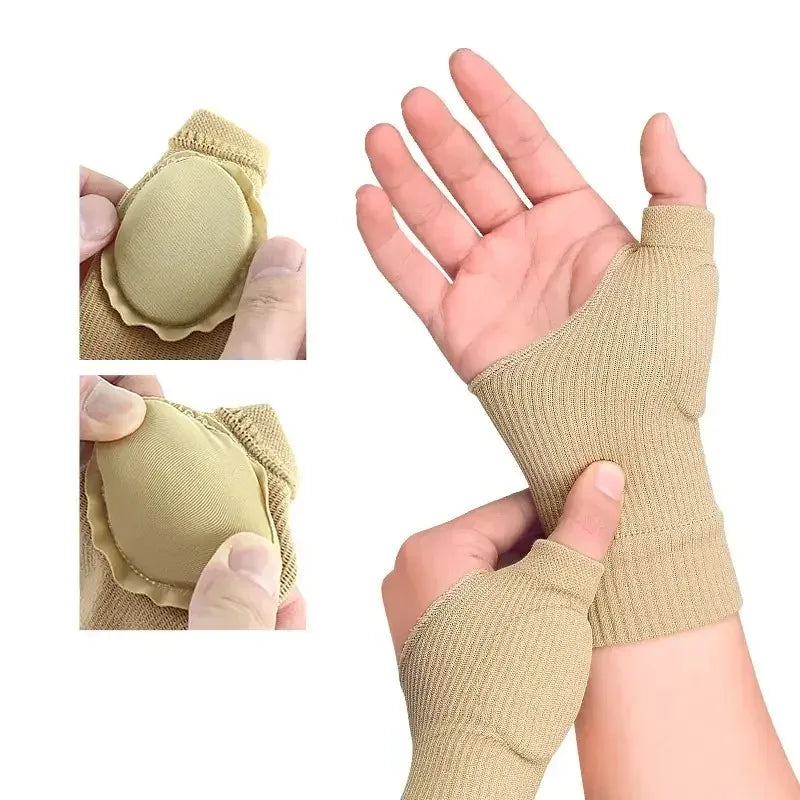1 Pair Breathable Wrist Thumb Compression Arthritis Gloves.
