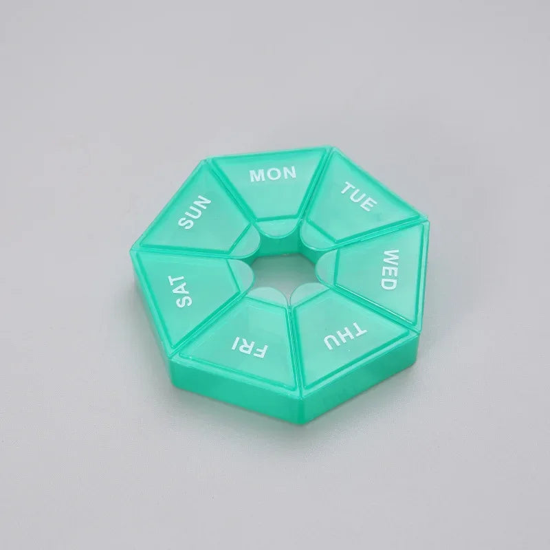 Small Portable Travel Vitamin Pill Box.