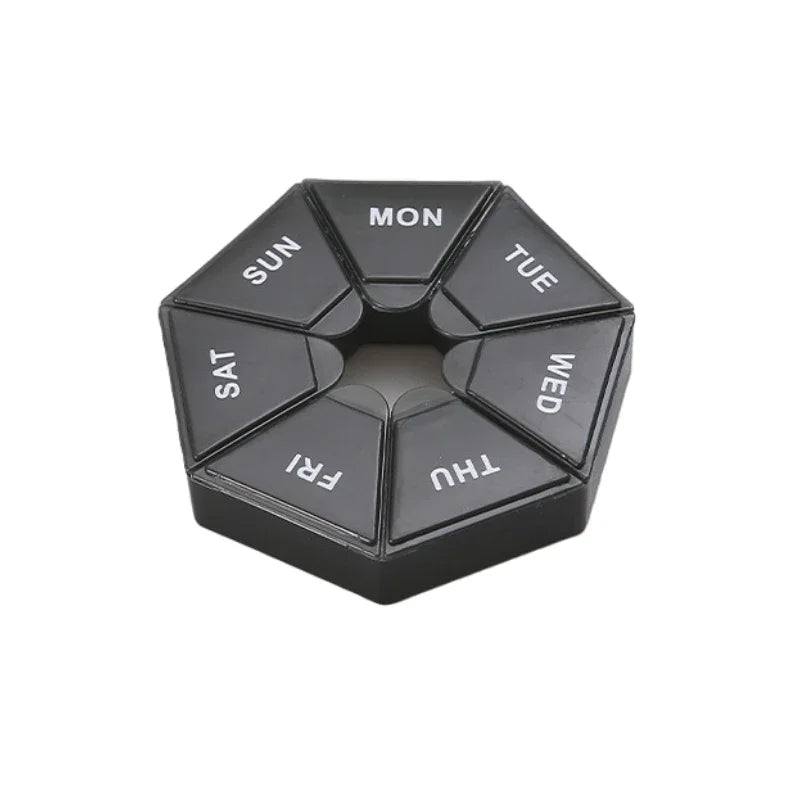 Small Portable Travel Vitamin Pill Box.