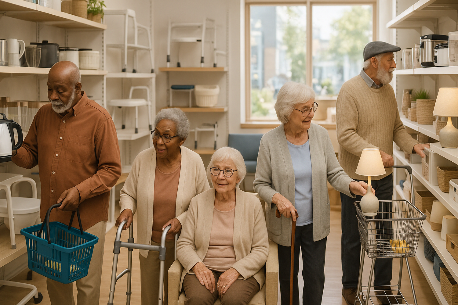 show seniors looking for home products